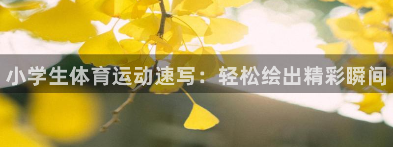 凯发官方正版app官网：小学生体育运动速写：轻松绘出
