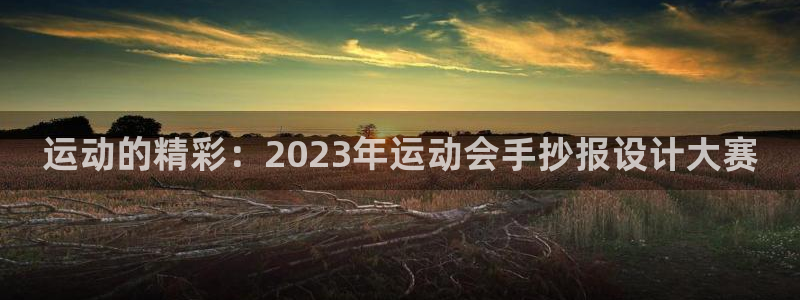 凯发官网下载是干嘛的公司：运动的精彩：2023年运动会手抄报